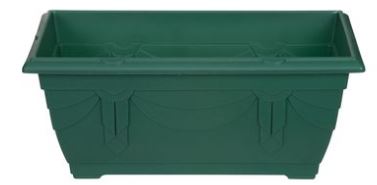 WHITEFURZE VENETIAN WINDOW BOX / PLANTER 40CM - FOREST GREEN. G020261 \\\KD03117