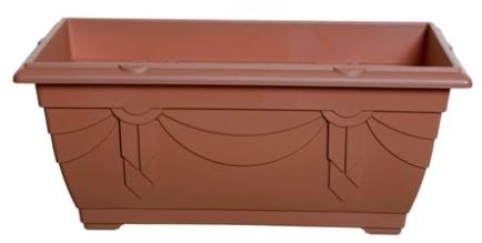 WHITEFURZE VENETIAN WINDOW BOX / PLANTER 40CM - TERRACOTTA. G020263 \\\KD03118