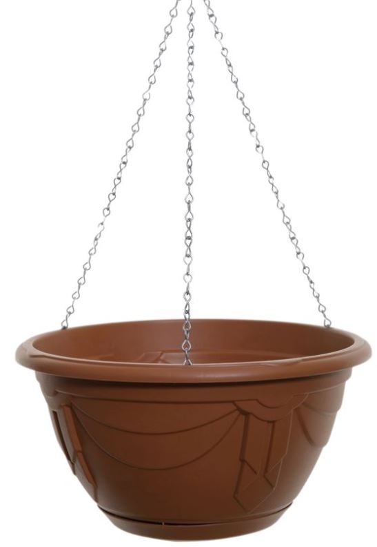 WHITEFURZE VENETIAN HANGING BASKET / PLANTER 32CM - TERRACOTTA. G020743 \\\KD03130
