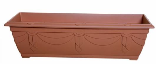 WHITEFURZE VENETIAN WINDOW BOX / PLANTER 60CM - TERRACOTTA. G020243 \\\KD03133