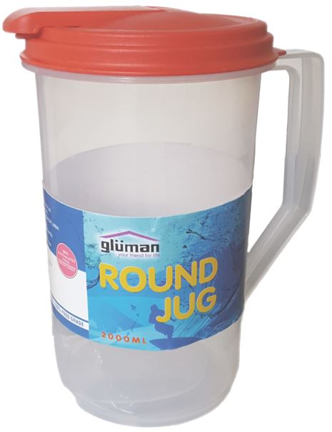 PLASTIC ROUND JUG. V30240 \\\KD03168