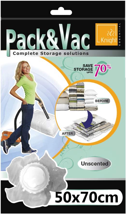 KNIGHT PACK & VAC VACUUM STORAGE BAG 50 X 70CM. F918641 \\\KD03180