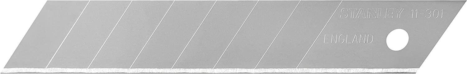STANLEY SNAP OFF KNIFE BLADES 18MM 10/PK. 0-11-301 \\\KD03206