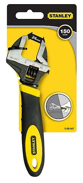 STANLEY MAXSTEEL ADJUSTABLE WRENCH 24MM 150MM / 6. 0-90-947 \\\KD03230