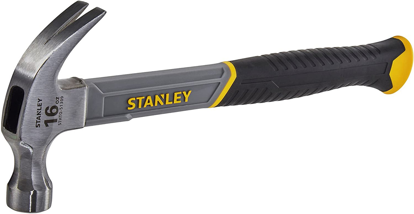 STANLEY FIBREGLASS CURVE CLAW HAMMER 16OZ / 450G. STHT0-51309 \\\KD03259