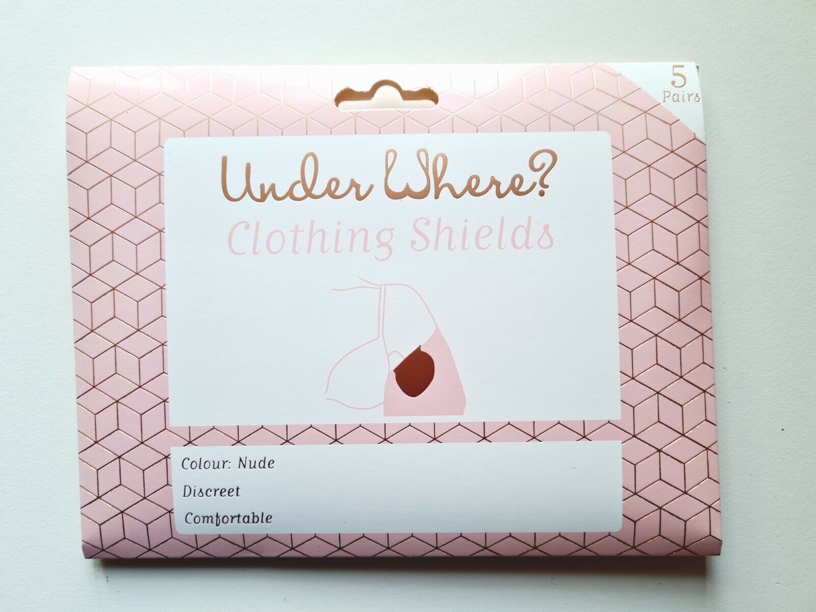 UNDER WHERE? CLOTHING SHIELDS NUDE COLOUR 5/PK. 11312-090U \\\KD03266