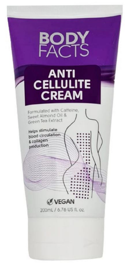 BODY FACTS ANTI CELLULITE CREAM 200ML. 21618-180 \\\KD03274