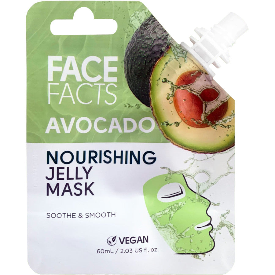 FACE FACTS AVOCADO NOURISHING JELLY MASK 60ML. 27658-150 \\\KD03286