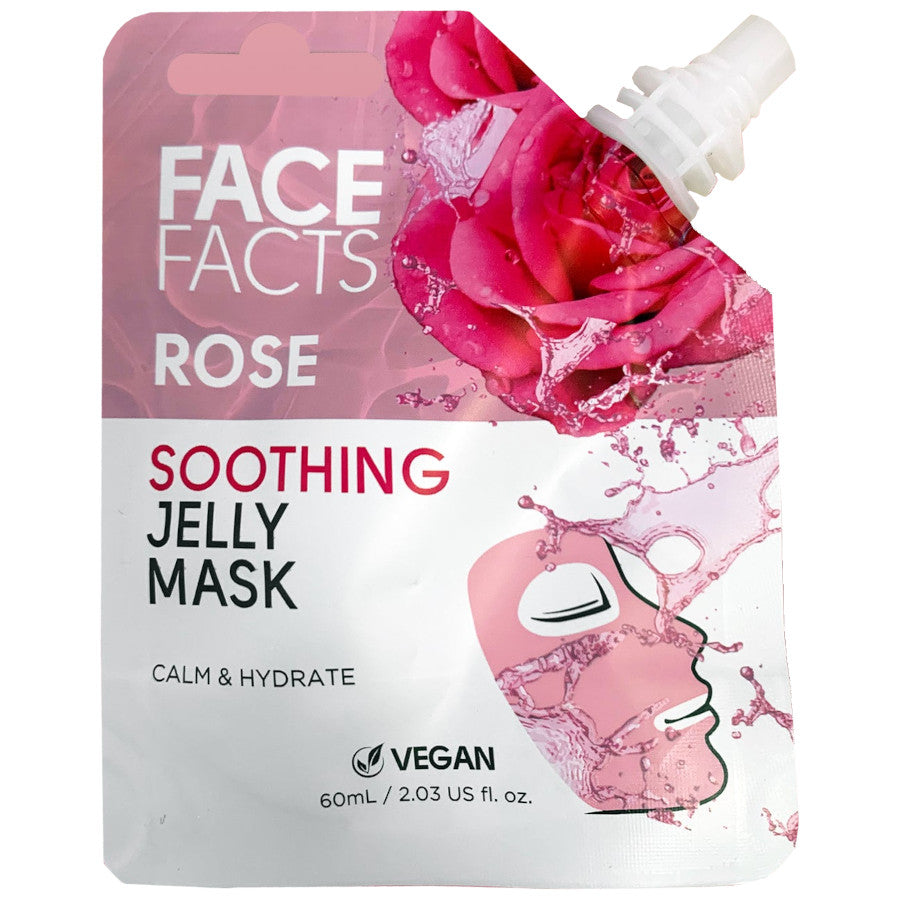 FACE FACTS ROSE SOOTHING JELLY MASK 60ML. 27719-150 \\\KD03288