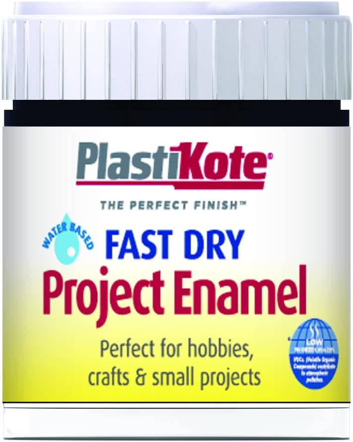 PLASTIKOTE B2 FAST DRY PROJECT ENAMEL PAINT 59ML - FLAT BLACK. PLB2 \\\KD03333