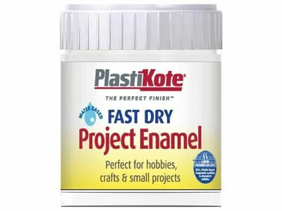 PLASTIKOTE B4 FAST DRY PROJECT ENAMEL PAINT 59ML - GLOSS WHITE. PLB4 \\\KD03334