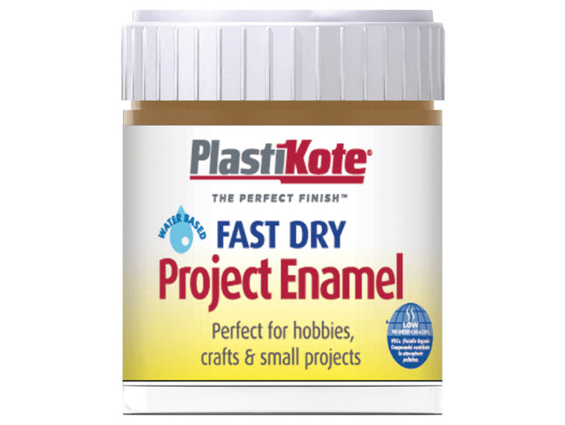 PLASTIKOTE B17 FAST DRY PROJECT ENAMEL PAINT 59ML -  NUT BROWN. PLB17 \\\KD03341
