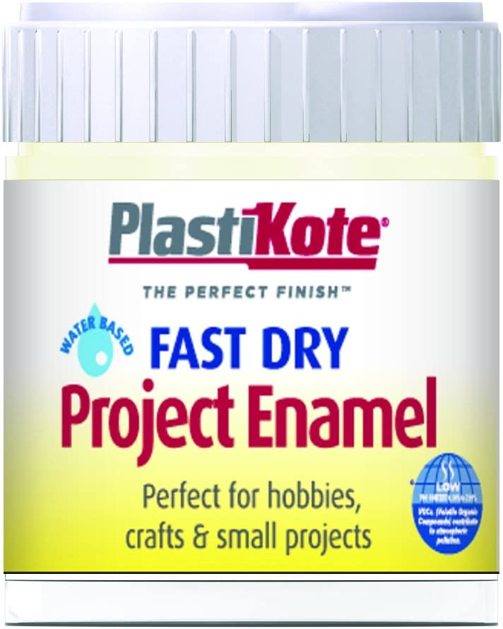 PLASTIKOTE B47 FAST DRY PROJECT ENAMEL PAINT 59ML - CREME DE LA CRÃˆME. PLB47 \\\KD03349