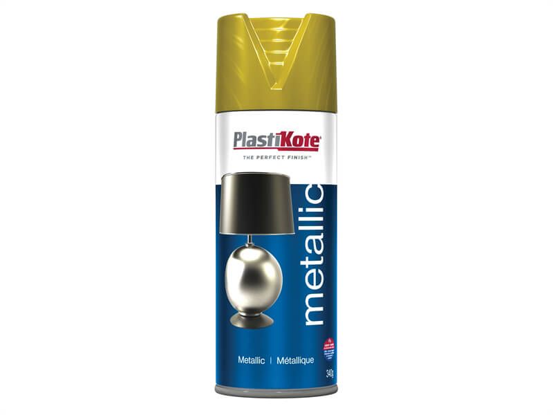 PLASTIKOTE PL454 METALLIC SPRAY PAINT 400ML -  BRASS. PL454 \\\KD03353