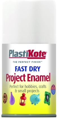 PLASTIKOTE PL102S FAST DRY ENAMEL SPRAY PAINT 100ML - GLOSS WHITE (102-S). PL102-S \\\KD03357