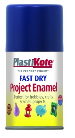 PLASTIKOTE PL103S FAST DRY ENAMEL SPRAY PAINT 100ML - NIGHT BLUE. PL103-S \\\KD03359
