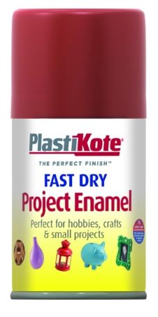 PLASTIKOTE PL106S FAST DRY ENAMEL SPRAY PAINT 100ML - INSIGNIA RED. PL106-S \\\KD03361