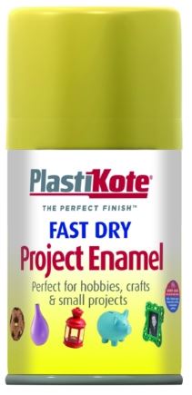 PLASTIKOTE PL110S FAST DRY ENAMEL SPRAY PAINT 100ML - GOLD LEAF. PL110-S \\\KD03363