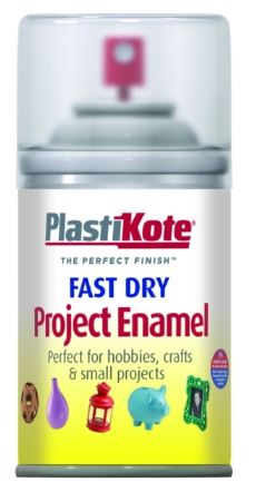 PLASTIKOTE PL119S FAST DRY ENAMEL SPRAY PAINT 100ML - CLEAR. PL119-S \\\KD03367