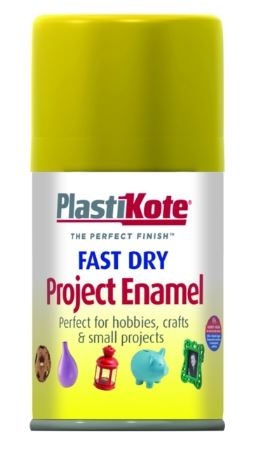 PLASTIKOTE PL139S FAST DRY ENAMEL SPRAY PAINT 100ML - BRASS. PL139-S \\\KD03372