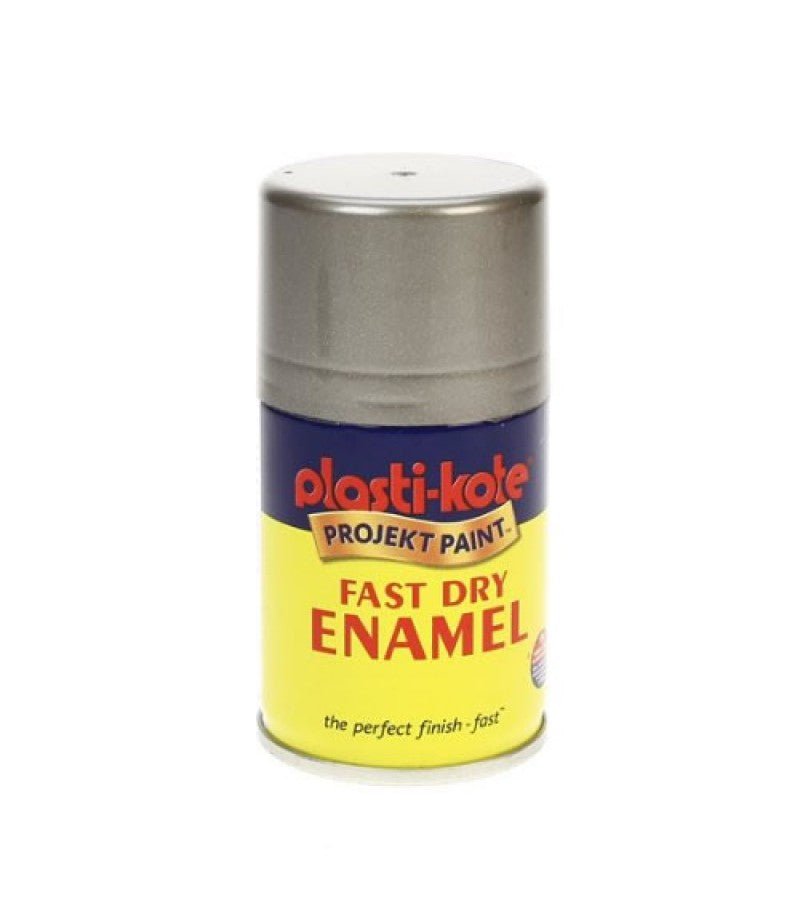 PLASTIKOTE PL159S FAST DRY ENAMEL SPRAY PAINT 100ML - PEWTER. PL159-S \\\KD03377