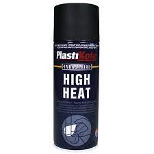 PLASTIKOTE PL2301 HIGH HEAT SPRAY PAINT 400ML - BLACK. PL2301 \\\KD03378