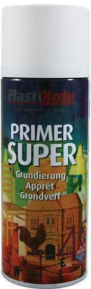 PLASTIKOTE PL11145 SUPER GLOSS SPRAY PAINT 400ML - WHITE PRIMER. PL11145 \\\KD03385