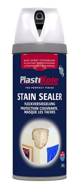 PLASTIKOTE TWIST & SPRAY MULTISURFACE SPRAY PAINT 400ML - STAIN SEALER. PL26010 \\\KD03417