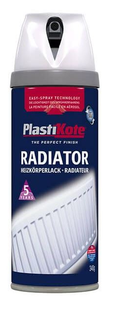 PLASTIKOTE TWIST & SPRAY MULTISURFACE SPRAY PAINT 400ML - GLOSS WHITE. PL26100 \\\KD03419