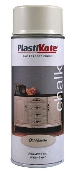 PLASTIKOTE CHALK FINISH SPRAY PAINT 400ML - OLD HESSIAN. PL27101 \\\KD03420