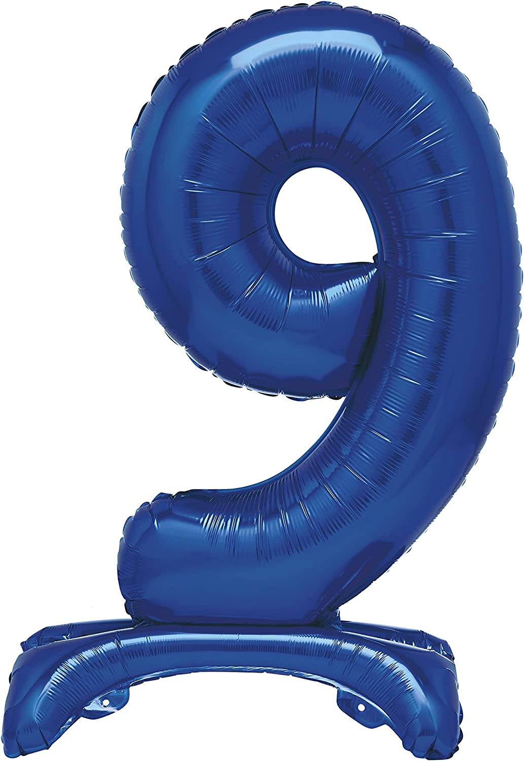 UNIQUE PARTY GIANT STANDING FOIL NUMBER 9 BALLOON 76 CM - BLUE. UNI12889 \\\KD03504
