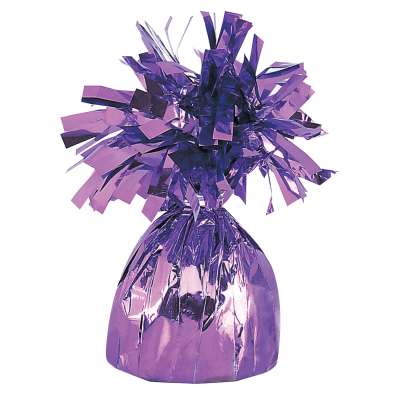 UNIQUE PARTY FOIL BALLOON WEIGHT - LAVENDER. UNI49371 \\\KD03526