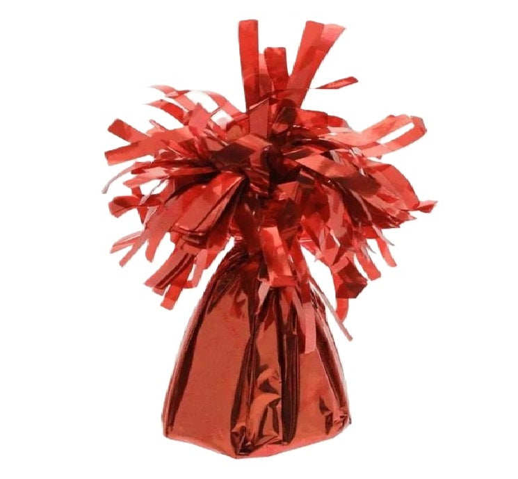 UNIQUE PARTY FOIL BALLOON WEIGHT - RED. UNI85635 \\\KD03532