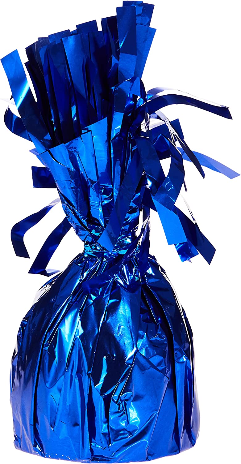 UNIQUE PARTY FOIL BALLOON WEIGHT - ROYAL BLUE. UNI85636 \\\KD03533