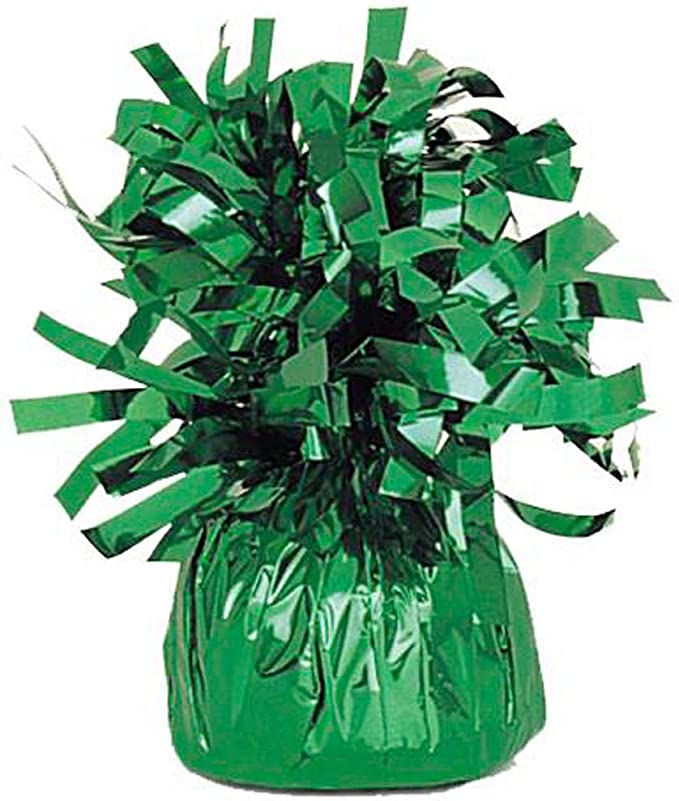 UNIQUE PARTY FOIL BALLOON WEIGHT - GREEN. UNI4944 \\\KD03534