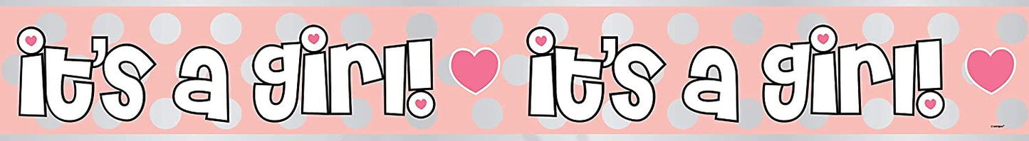 'UNIQUE PARTY BABY SHOWER IT'S A GIRL FOIL PARTY BANNER 12FT'||'. '||'UNI92190LF' \\\KD03646