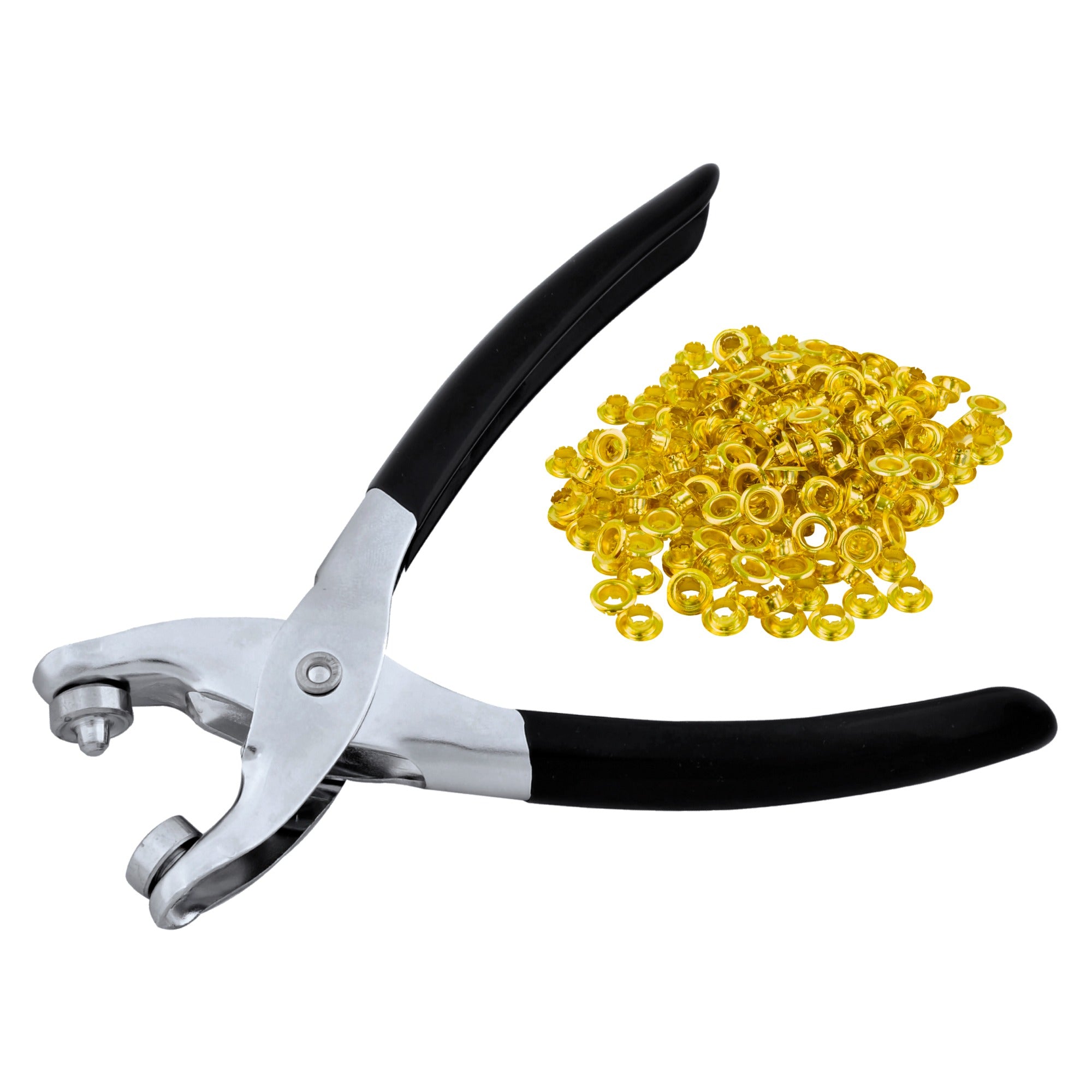 ROLSON EYELET PLIERS WITH 100 EYELETS. RT20844 \\\KD03663