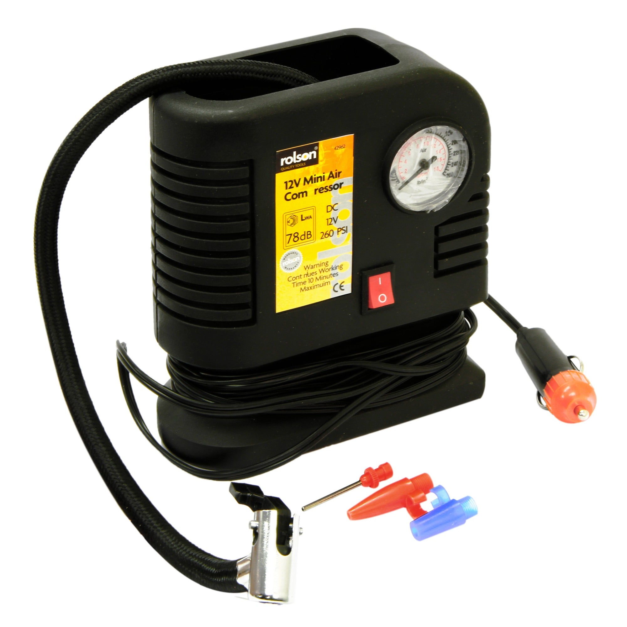 ROLSON 12V MINI AIR COMPRESSOR. RT42961 \\\KD03713