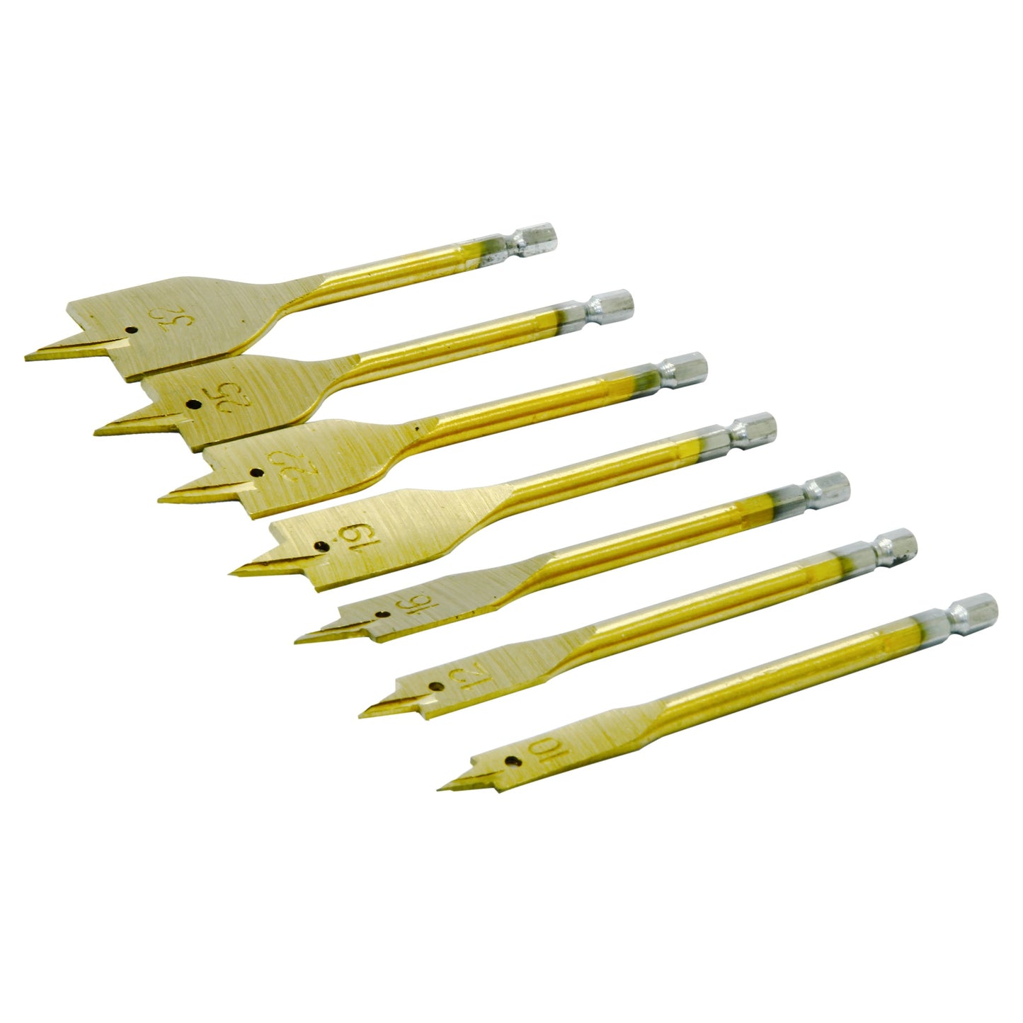 ROLSON FLAT WOOD DRILL BIT 7PCS SET. RT48525 \\\KD03716