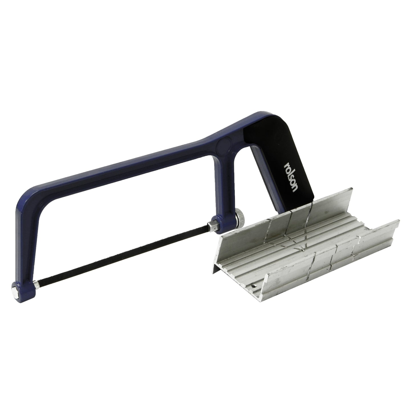ROLSON JUNIOR HACKSAW WITH ALUMINIUM MITRE BOX. RT58260 \\\KD03732