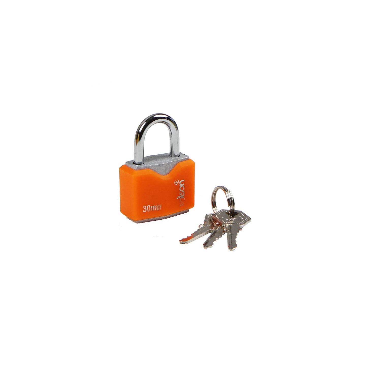 ROLSON IRON PADLOCK 30MM WITH 3 KEYS. RT66543 \\\KD03738