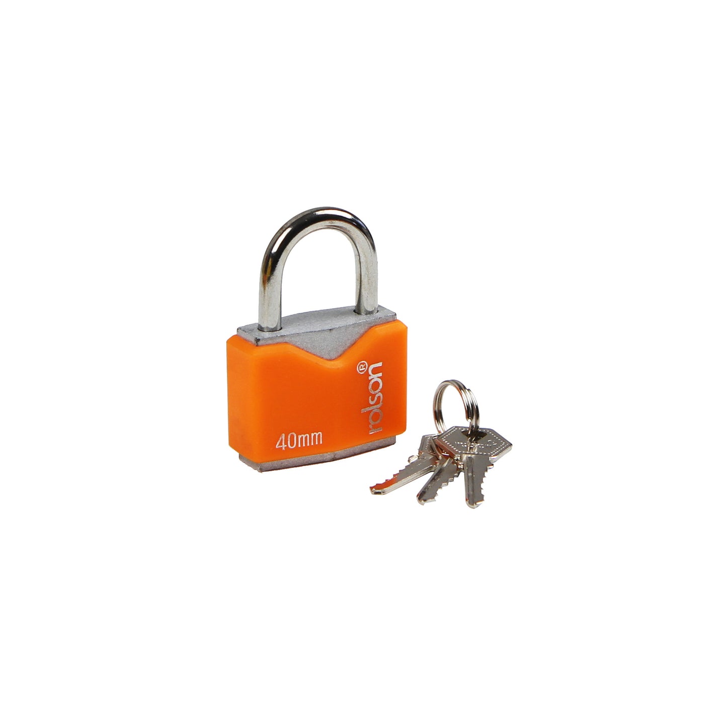 ROLSON IRON PADLOCK 40MM WITH 3 KEYS. RT66544 \\\KD03739