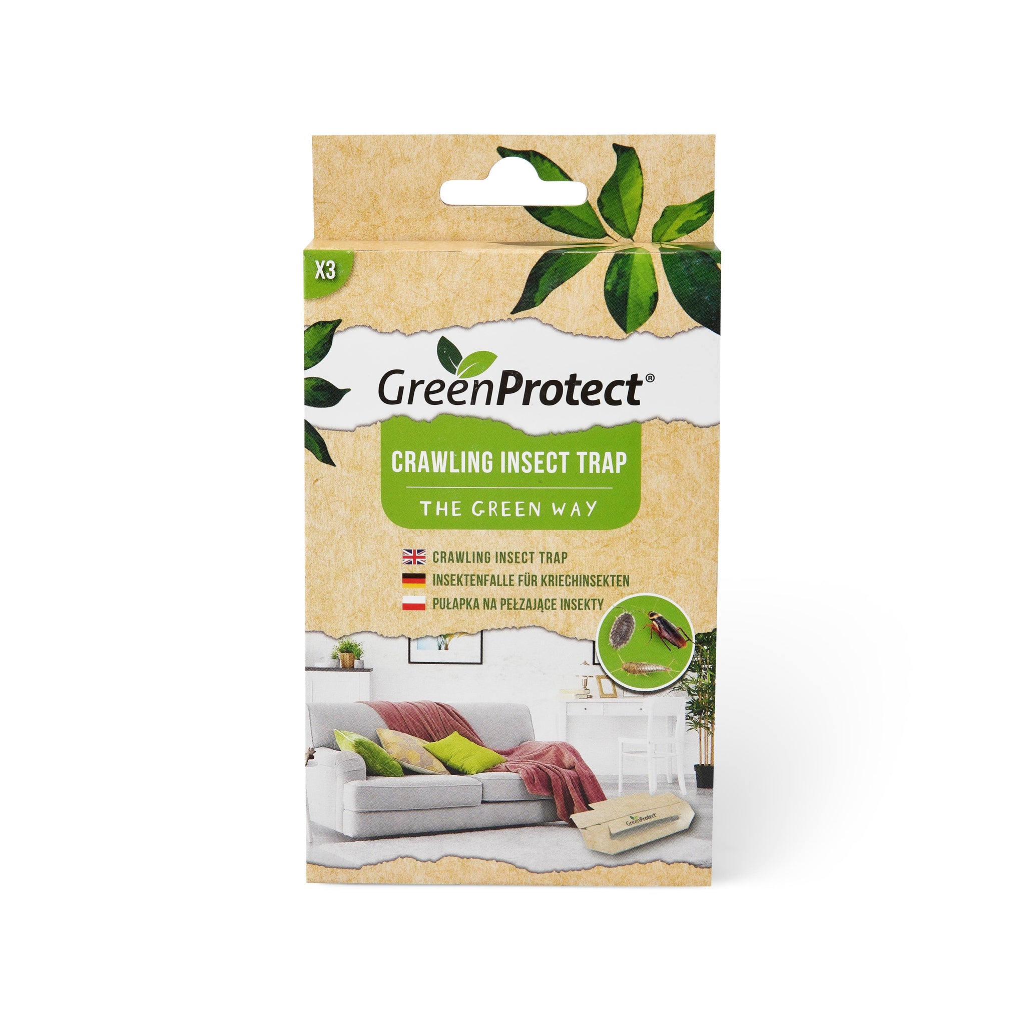 GREEN PROTECT  CRAWLING INSECT TRAP 3/PK. GPIT \\\KD03743