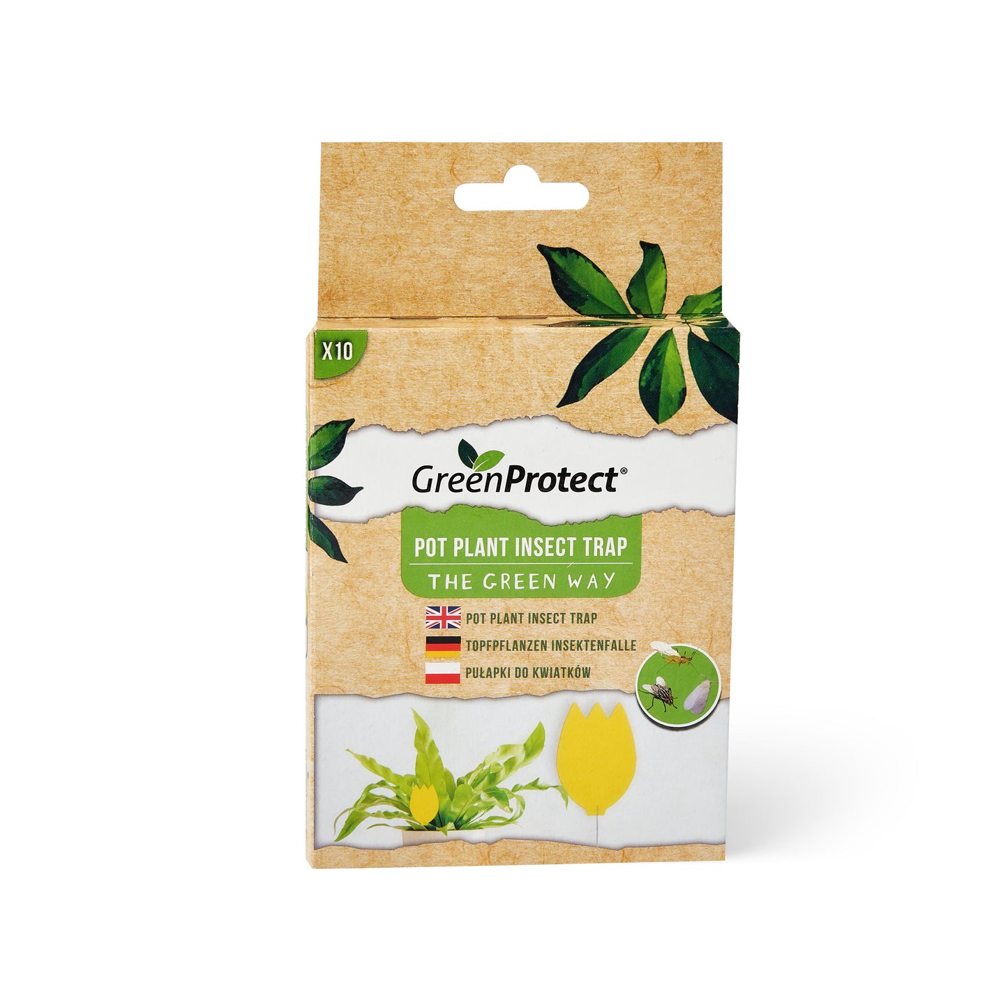 GREEN PROTECT POT PLANT INSECT TRAPS 10PK. GPPIT \\\KD03750