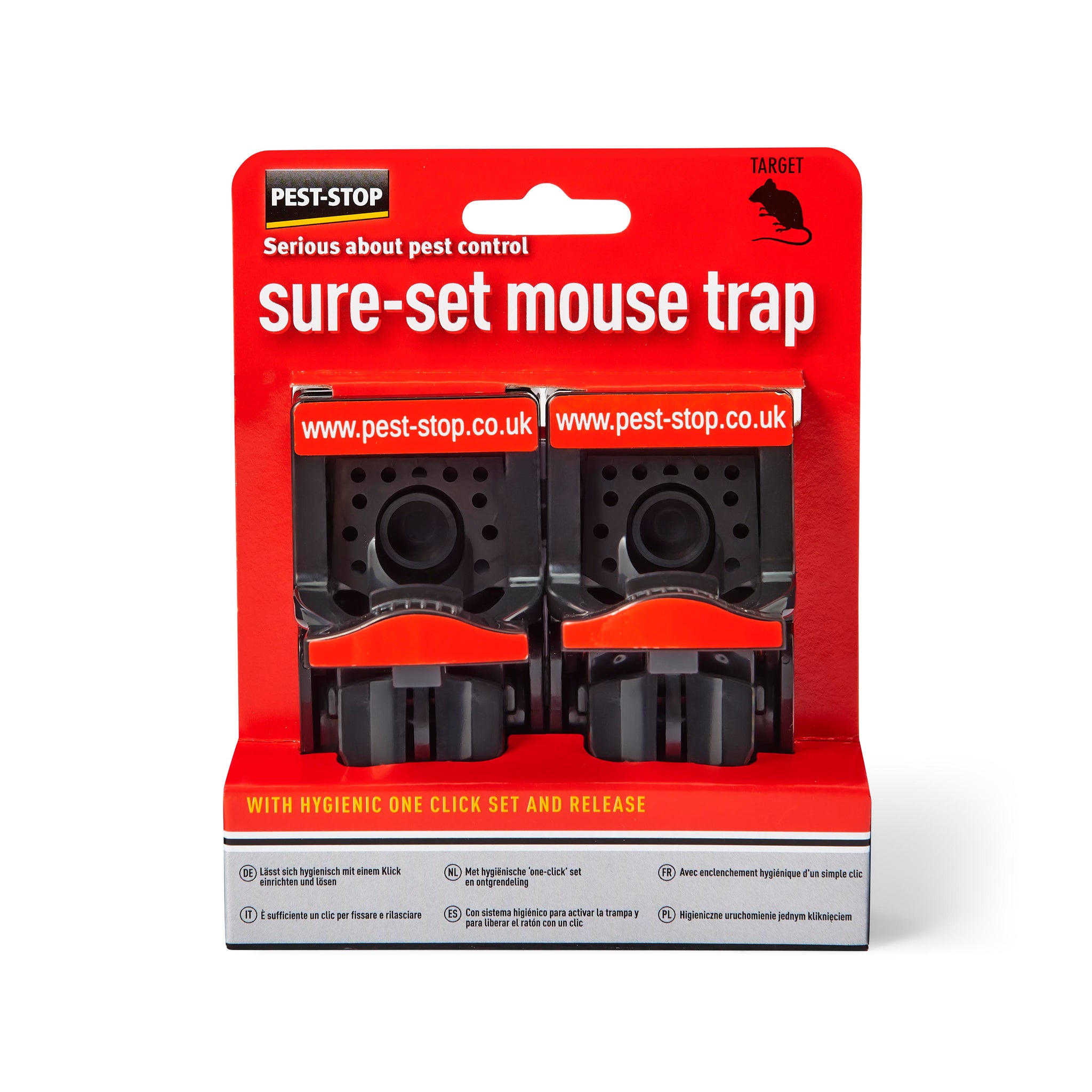 PEST-STOP SURE PLASTIC MOUSE TRAP 2/PK. PSSPT \\\KD03757