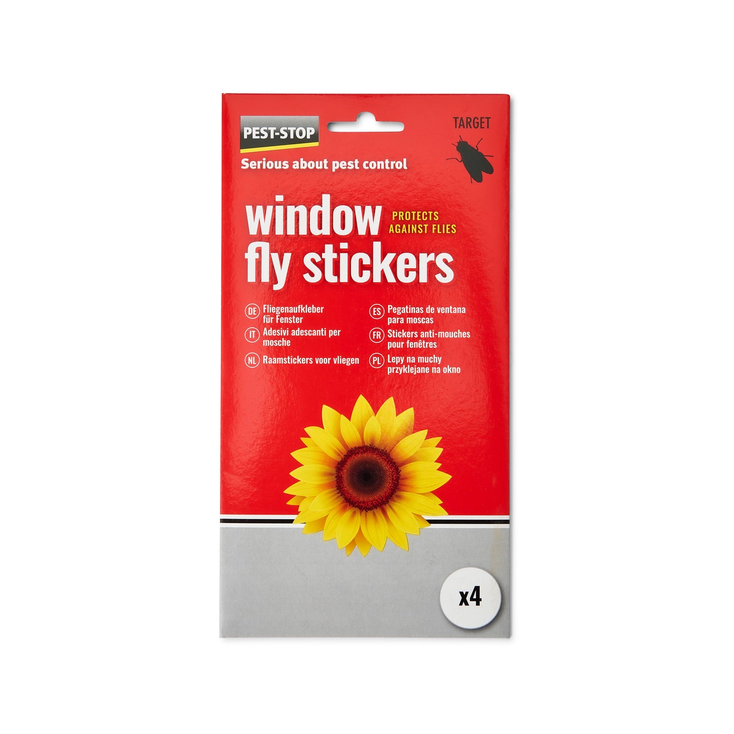 PEST-STOP WINDOW FLY STICKERS 4/PK. PSWFS \\\KD03764