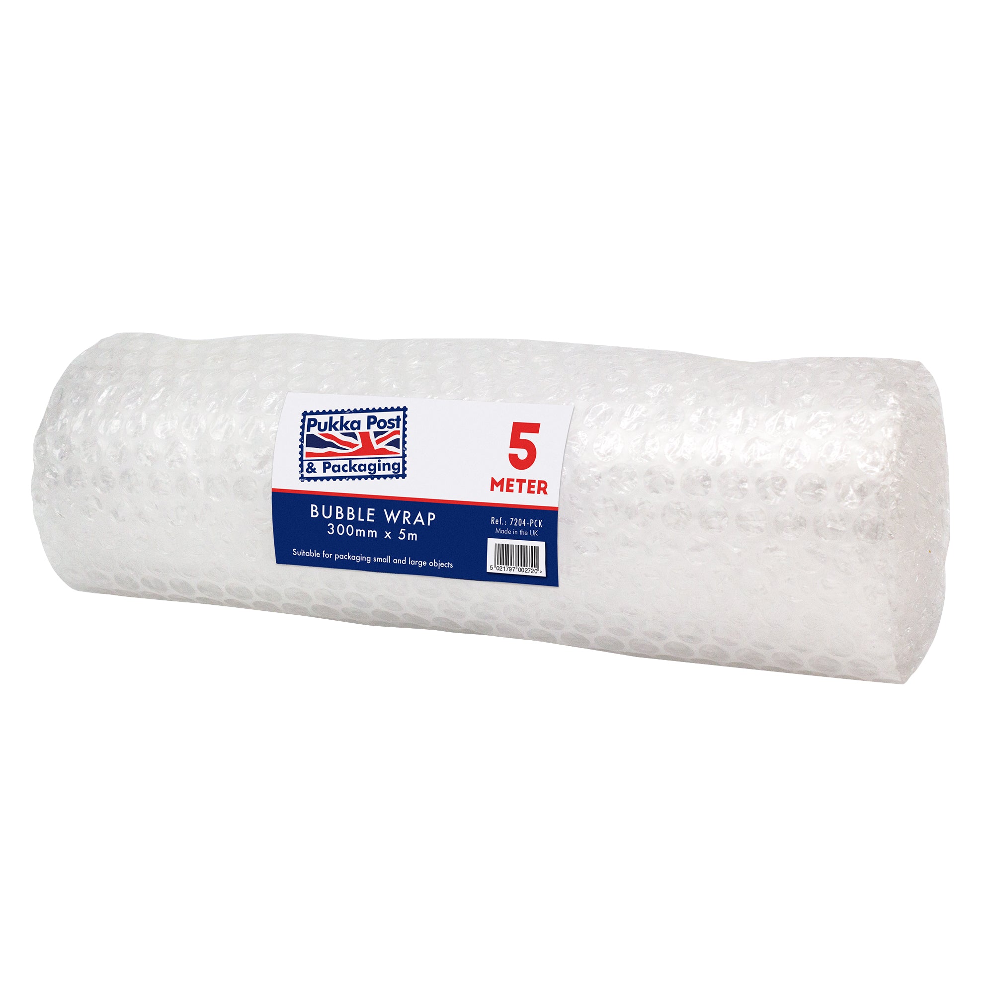 PUKKA BUBBLE WRAP ROLL 300MM X 5M. 7204PCK \\\KD03800