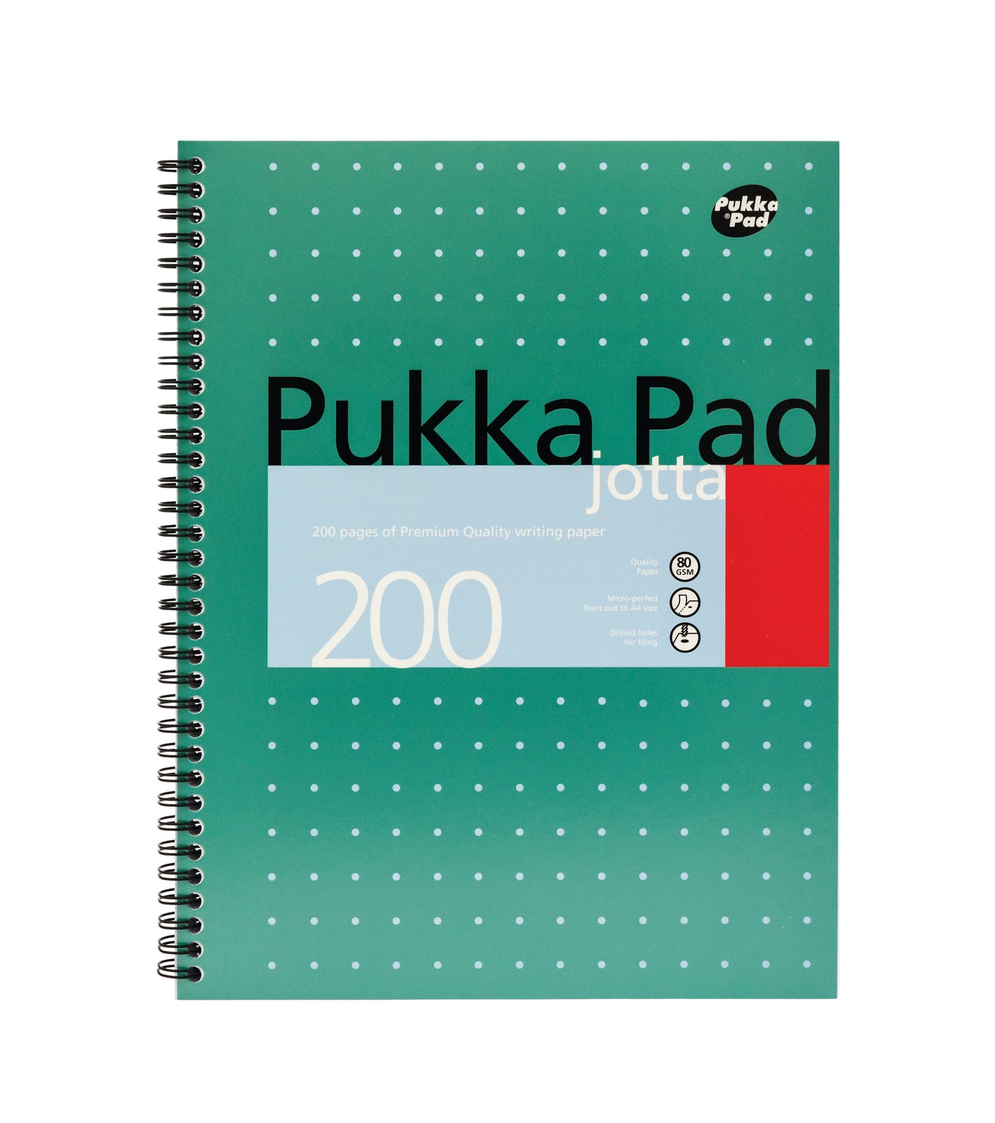 PUKKA A4 METALLIC JOTTA NOTE BOOK 200 PAGES. JM018 \\\KD03827