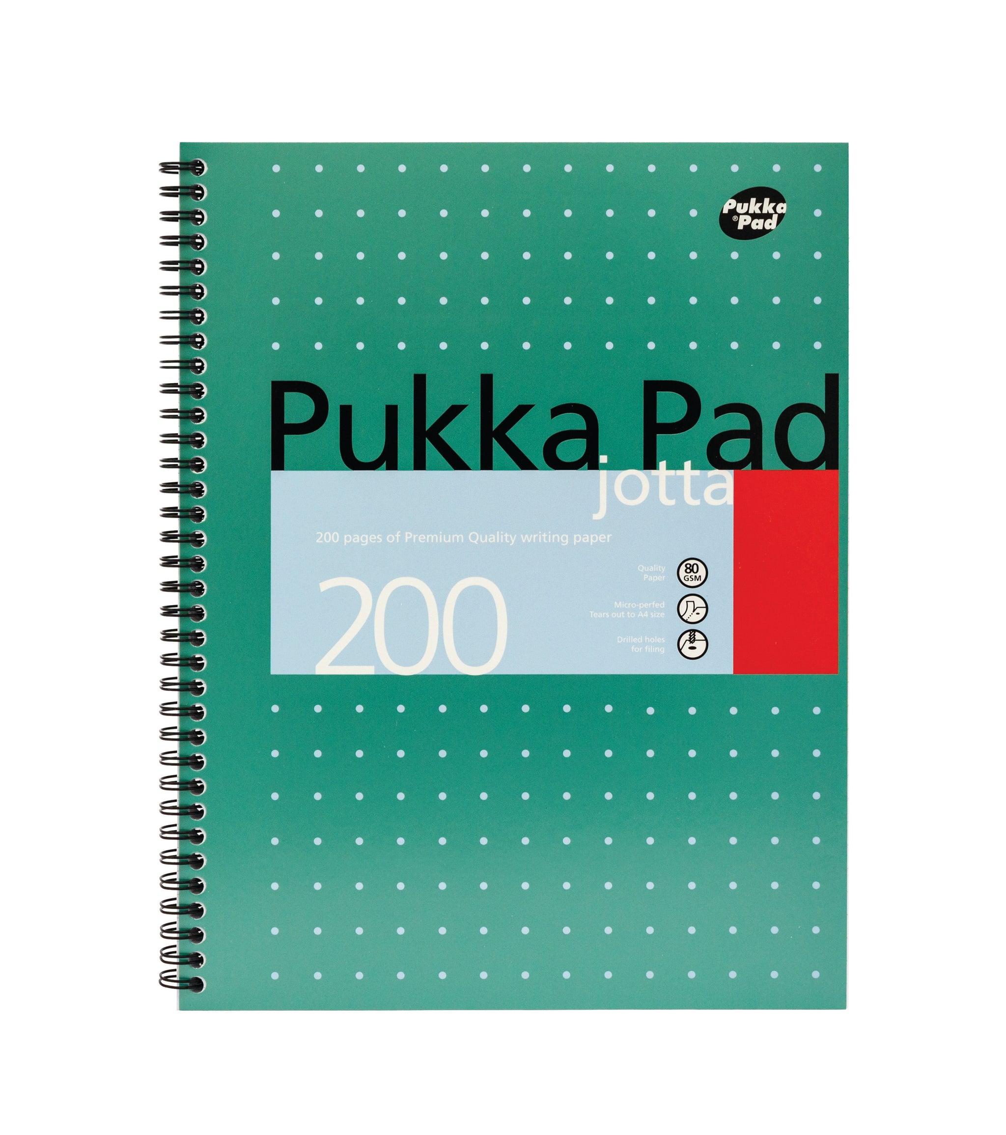 PUKKA A4 METALLIC JOTTA NOTE BOOK 200 PAGES. JM018 \\\KD03827