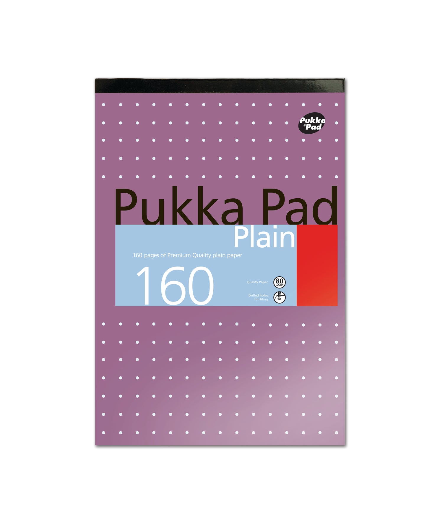 PUKKA A4 REFILL PAD 160 PAGES PLAIN PAPERS. REFPLN \\\KD03832